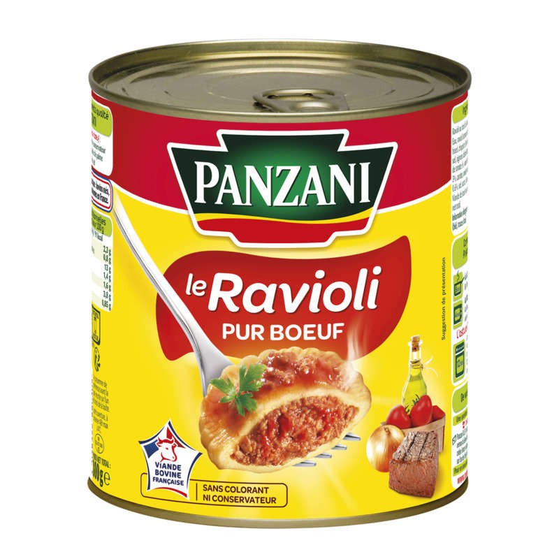 PANZANI Ravioli pur bœuf 800g