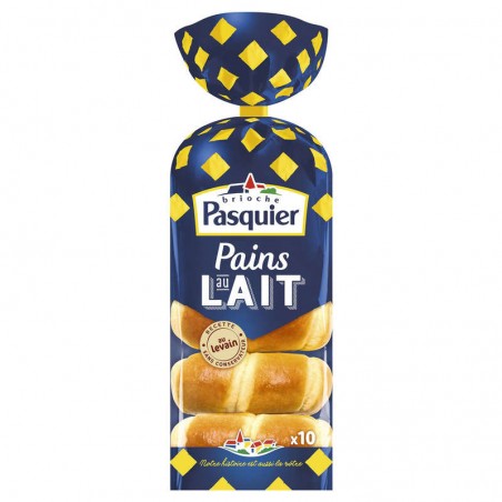 PASQUIER Pain au lait - 10 pains au lait 350g