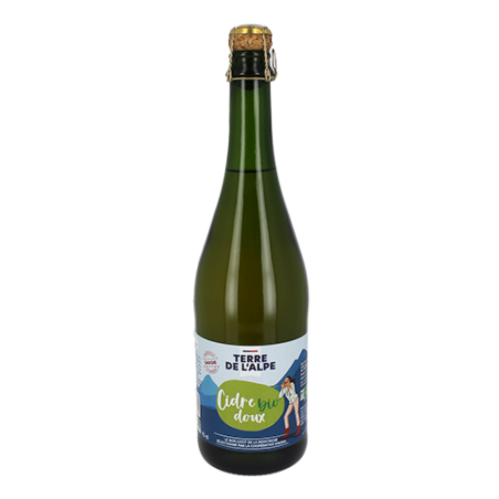 TERRE DE L'ALPE Cidre doux Bio - 75cl